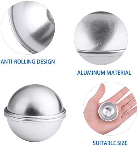 40PCS- Bath Bomb Mold Kit, 20 Set Soap Mold & Bath Bombs Press for DIY Making Supplies