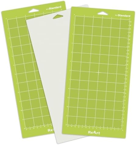 ReArt Standard Grip Adhesive Cutting Mat 6 x 12 Inch For Expression Machine - 3 Pack