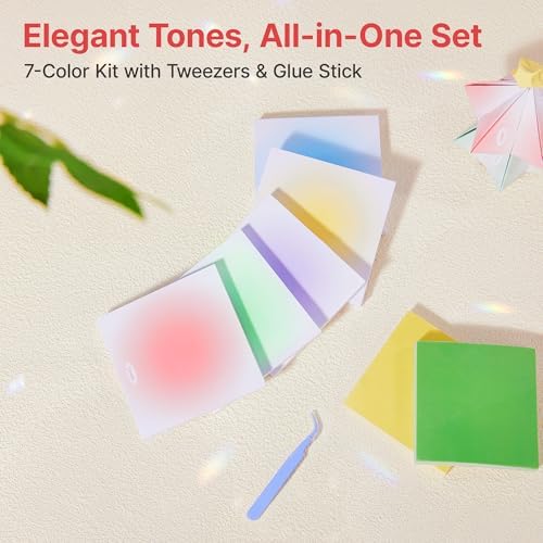Leven Origami Paper, Colored Folding Craft Paper Kit 600 Sheets