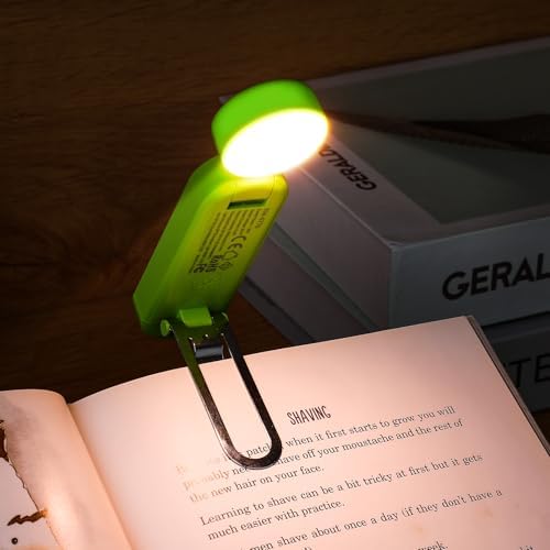 VAVOFO USB Rechargeable Book Light, Bookmark Clip on LED Reading Light