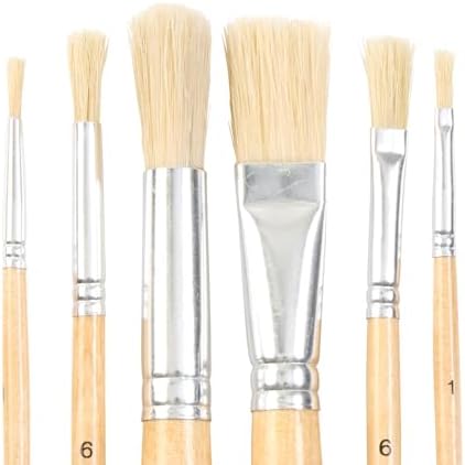 Colorations Easel Paint Brushes, Assorted Sizes, Set of 12