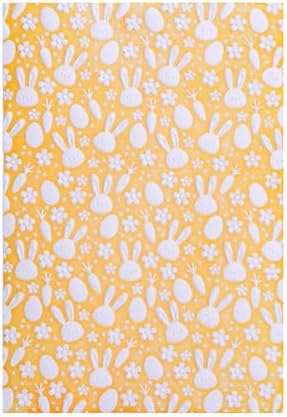 3D Embossing Folder Bunny Rabbits Easter Plastic Embossing Texture Fades Folders Template for Card Making Scrapbooking and Other Paper Crafts, Scrapbooking Paper Craft Album Stamps DIY Decor