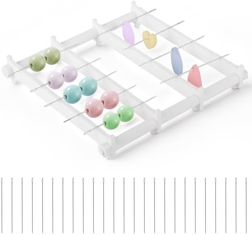 WECLAYER Bead Baking Rack,Polymer Clay Tools with 232 Slots(58 * 4) – Stackable & Heat-Resistant Drying Rack for Jewelry Making, Oven Safe for Home Ovens, Includes 25 Pins