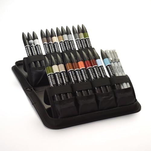 Winsor & Newton ProMarker Set, 25+1pcs. Wallet, Interiors
