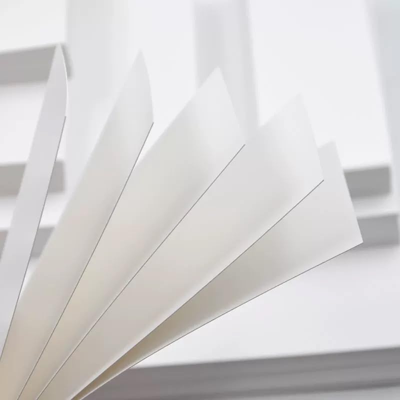 100 Sheets White Cardstock 12x12 Thick Paper 130lb/350gsm