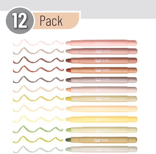 Mr. Pen- Gel Highlighter, 12 Pack, Vintage Colors