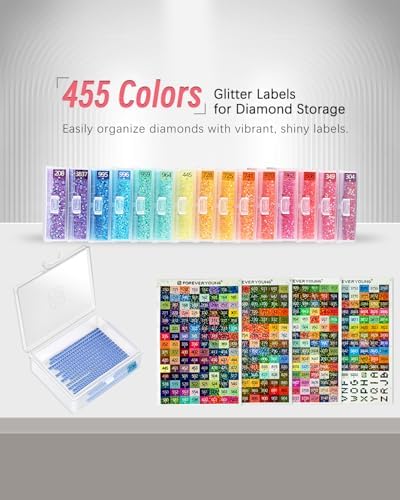 forever young 15PCS Diamond Painting Storage Containers Trays