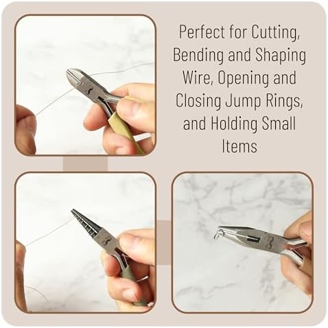 Mr. Pen- Pliers for Jewelry Making, 3 Pack, Chain Nose