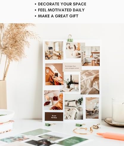 Lamare Vision Board Book -1000+ Images, Vision Board Supplies for Women