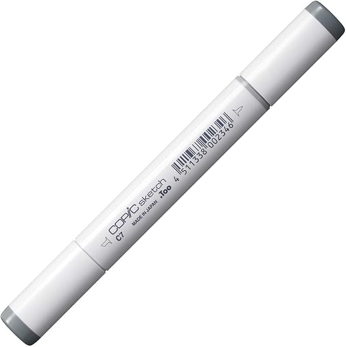 Copic Markers C7-Sketch, Cool Gray
