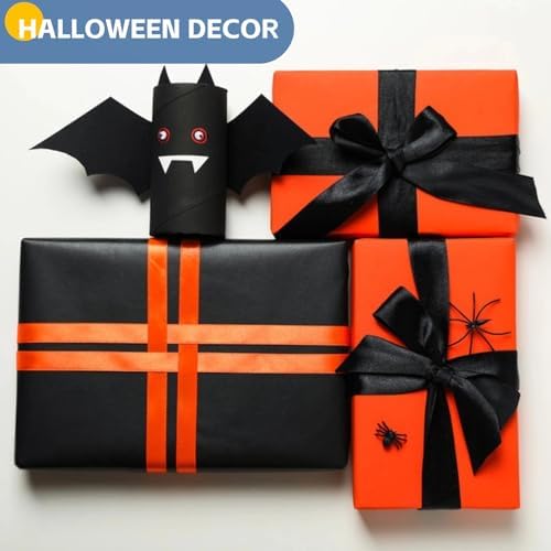 Orange Wrapping Paper,15"x900" Art Craft Kraft Paper Roll Bulletin Board