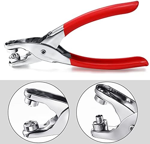 Mudder Grommet Eyelet Plier Tool,1/4 Inch,Silver,Classic