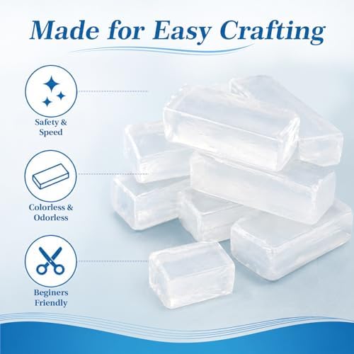 MAQIHAN Soap Base Natural 14.8oz - Clear Glycerin Base for Soap Making