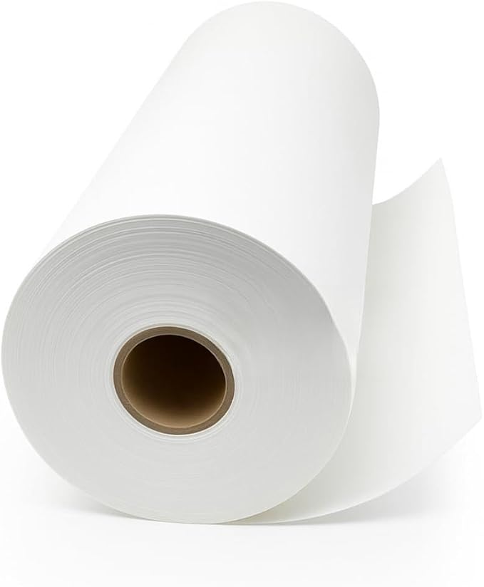 HBI Tear Away Embroidery Stabilizer Roll, 1.8 oz Medium, 10 in x 50 yd | 1.8 oz tearaway backing, machine and hand embroidery, tears clean, fits all hoops and machines, white, made in USA
