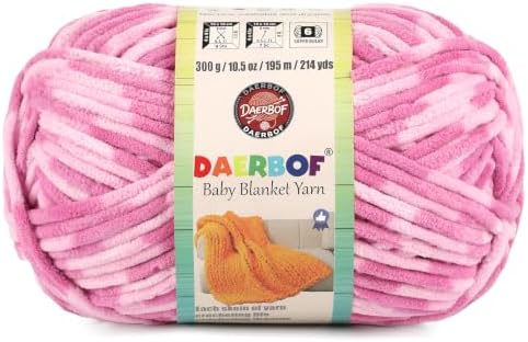 6 Super Bulky Blanket Yarn for Crocheting - Chunky Chenille Variegated Yarn
