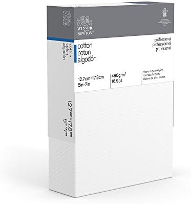 Winsor & Newton Professional Cotton Canvas, 5" x 7" Deep Edge