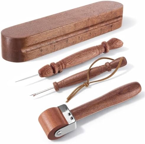 AceOrbit 4 Pcs Wooden Clapper Sewing Quilting Tool Set, Deluxe Set