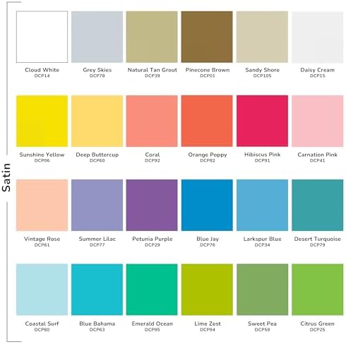 DecoArt Patio Outdoor Paint Set – 24 Pastel Colors (2 fl oz Bottles) – Outdoor Weatherproof Permanent Paints for Crafts, Planters & Home Décor