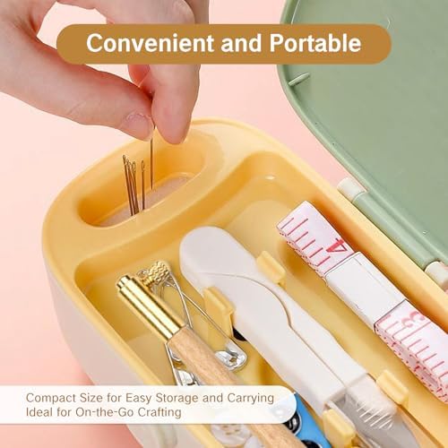BRBASAP Tambour Embroidery Hook Needle Kit Beading Tool with 3 Needles for Beaded Designs Beadwork Sequin Crafting and Frame Work Complete Tambour Beading Kit for Beginners and Professionals