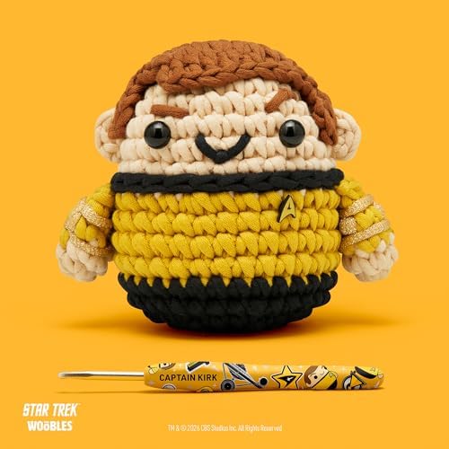 The Woobles Star Trek Crochet Kit for Beginners (Captain Kirk)