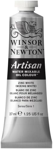 Winsor & Newton Artisan Water Mixable Oil Paint, 37ml, Zinc White