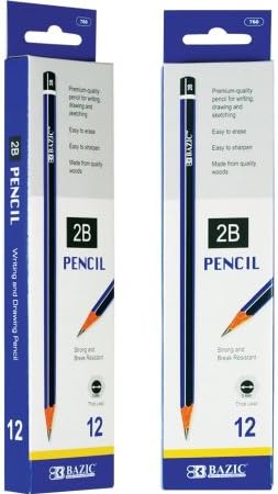 BAZIC #2B Premium Wood Pencil (12/Pack) (Case of 144)