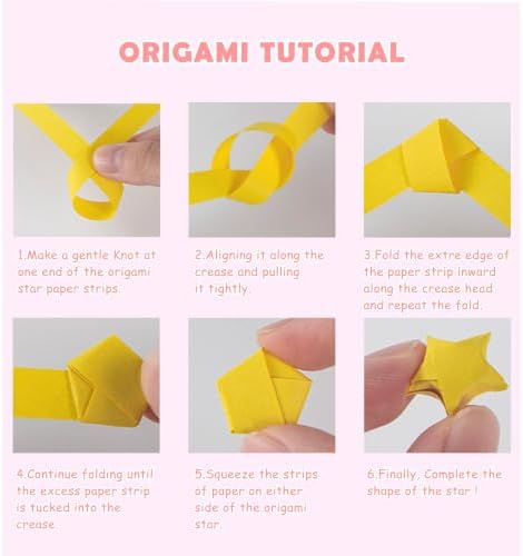 1350 sheets Origami Stars Papers Package DIY Paper - 4 Colors