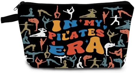 Pilates Print Small Cosmetic Bag