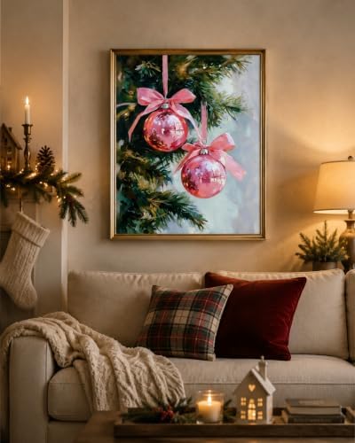 Paint by Numbers for Adults Beginner, Christmas Ornament 12 x 16 Inch