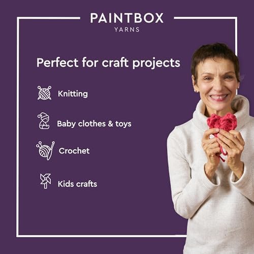 Paintbox Yarns 100% Cotton Aran Yarn 1.76oz / 50g, 93yds / 85m