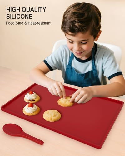 Silicone Art Mat for Crafts, 12" x 19" Waterproof Non-Slip Painting Mat