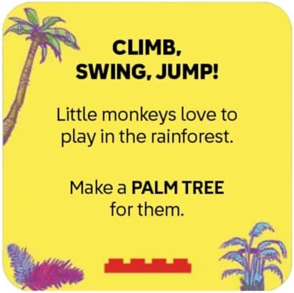 LEGO Recreate Activity Cards – Nature | Creative Building Game with 30+ Activity Cards & 25 LEGO Elements | Ages 6+