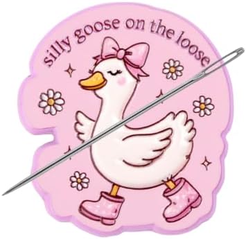 Funny Goose Needle Minder Magnet, Magnetic Sewing Accessory for Embroidery