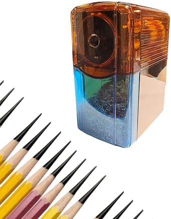 Sketching Pencil Sharpener for Artists, Long Point Sharpener for 1.4-23mm Pencils, Suitable for Charcoal, Colored Pencils, Drawing (Long Point Sharpener)