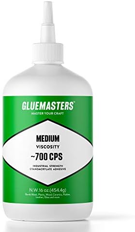 Industrial Grade Cyanoacrylate Adhesive - Medium Viscosity Super Glue for Woodworking, 3D Printing