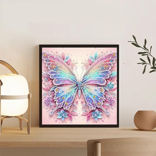 Butterfly Diamond Art Kits for Adults Special Shape Diamond Painting