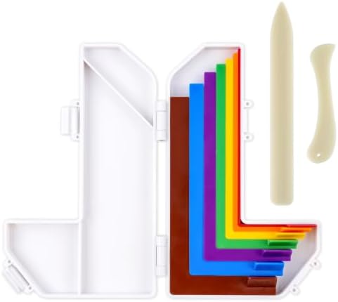 CYFUN DESIGN 9 Pcs Alignment Guide with Case Bone Folder Positioning Tool