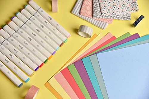 Sizzix Surfacez - Cardstock, 8 1/4" x 11 3/4", 20 Assorted Colors, 80 Sheets, 663007