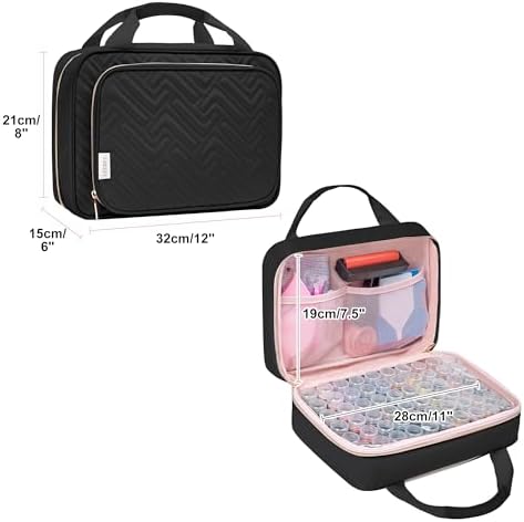 Leudes Diamond Art Storage Painting Case 60 Slots Bead Art Kits for Adults
