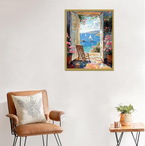 Diamond Art Kits for Adults,Landscape Diamond Painting Kits 12x16in