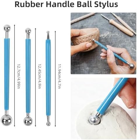 AULEEP 35 PCS Clay Sculpting Tools Kit, Air Dry Clay Tool for Pottery Craft