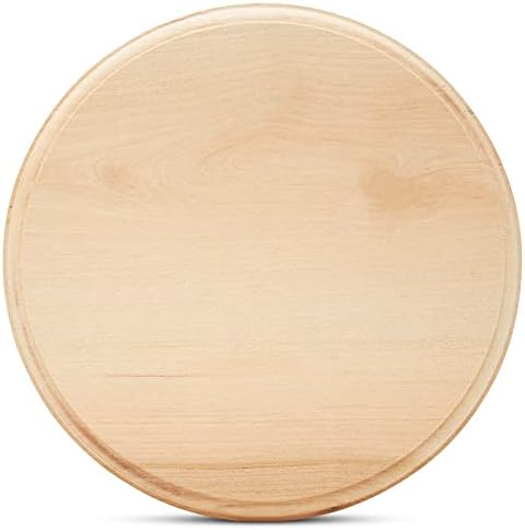 Unfinished Wooden Circles 8 inch, Pack of 2 Round Wood Plaques Unfinished Wood Circles for Crafts, Charcuterie Board, by Woodpeckers