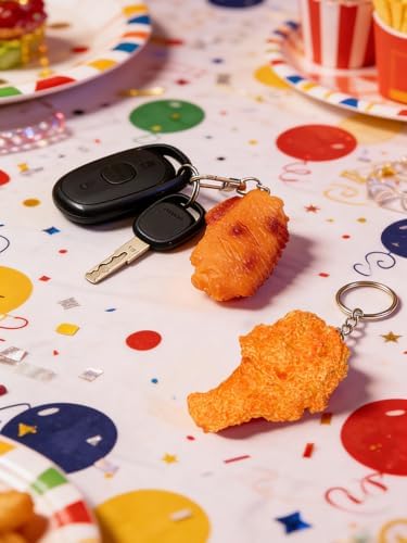 3D Fried Chicken Leg Silicone Mold, Non-Stick Chick Wings Silicone Mold Food Shape Candle Molds for Chocolate, Resin, Soap | Cute Bread Fondant Molds for Party DIY Crafts‌ (Fried Chicken)