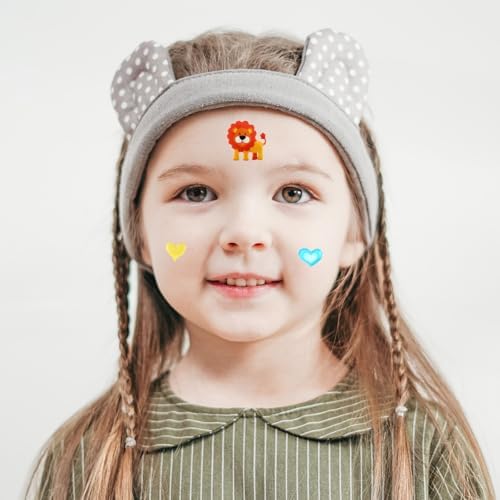 40 Sheets Puffy 3D Stickers for Kids & Toddlers, Variety Adhesive Sticker | Includes Animals Numbers Letters Fruits for Scrapbooking Journal Water Bottles DIY Crafts (Basic Style)