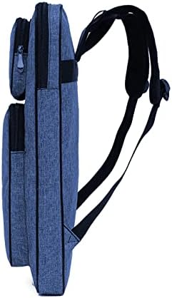 8K Artist Portfolio Carry Backpack Case Versatile Art Bags Waterproof Adjustable Drawing Board Backpack Art Storage Bags for Artworks Painting Drawing Sketching 19.7” x 14.6” x 2.4” (Blue)