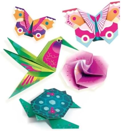 DJECO Origami Paper Craft Kit - Tropics (Level 3)