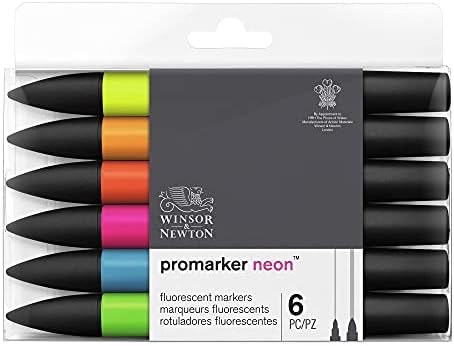 Winsor & Newton Promarker Neon, Set of 6