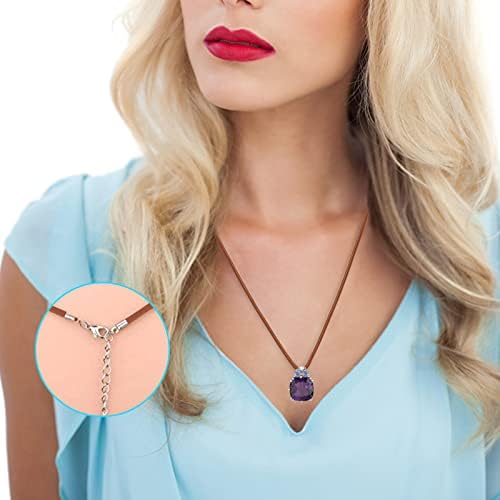 100 Pcs Leather Necklace Cord with Clasps, Rope Necklace String, 5 Colors Necklace Cords for Pendants, 19.7" Premium Necklace Chains for Jewelry Making Supplies, 2mm Waxed Necklace Bracelet Cord DHOOZ