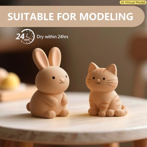 VIBRATITE 10LB Air Dry Clay, Yellow Modeling Clay for Pottery & Sculpting | Easy to Shape for Hand Building, Wheel Throwing, DIY Crafts, Classroom Art Projects, Ideal for Beginners & Artists