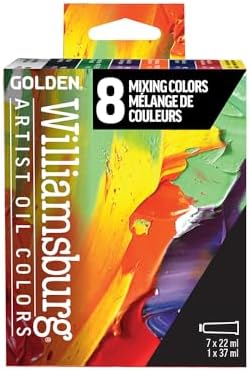 Williamsburg Artist Oil Colors, Mixing Colors Set, 8 Colors